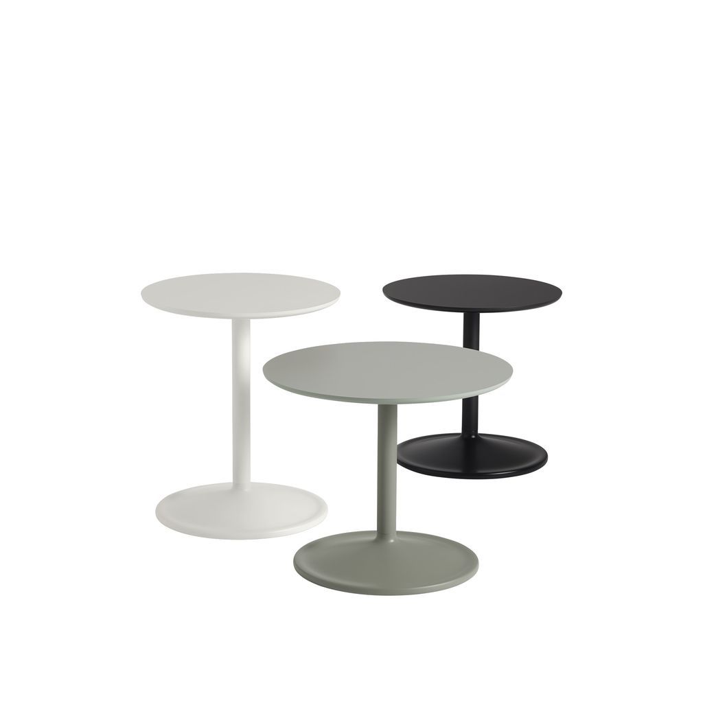 Muuto Soft Side Table Øx H 41x40 cm, verde polvoriento