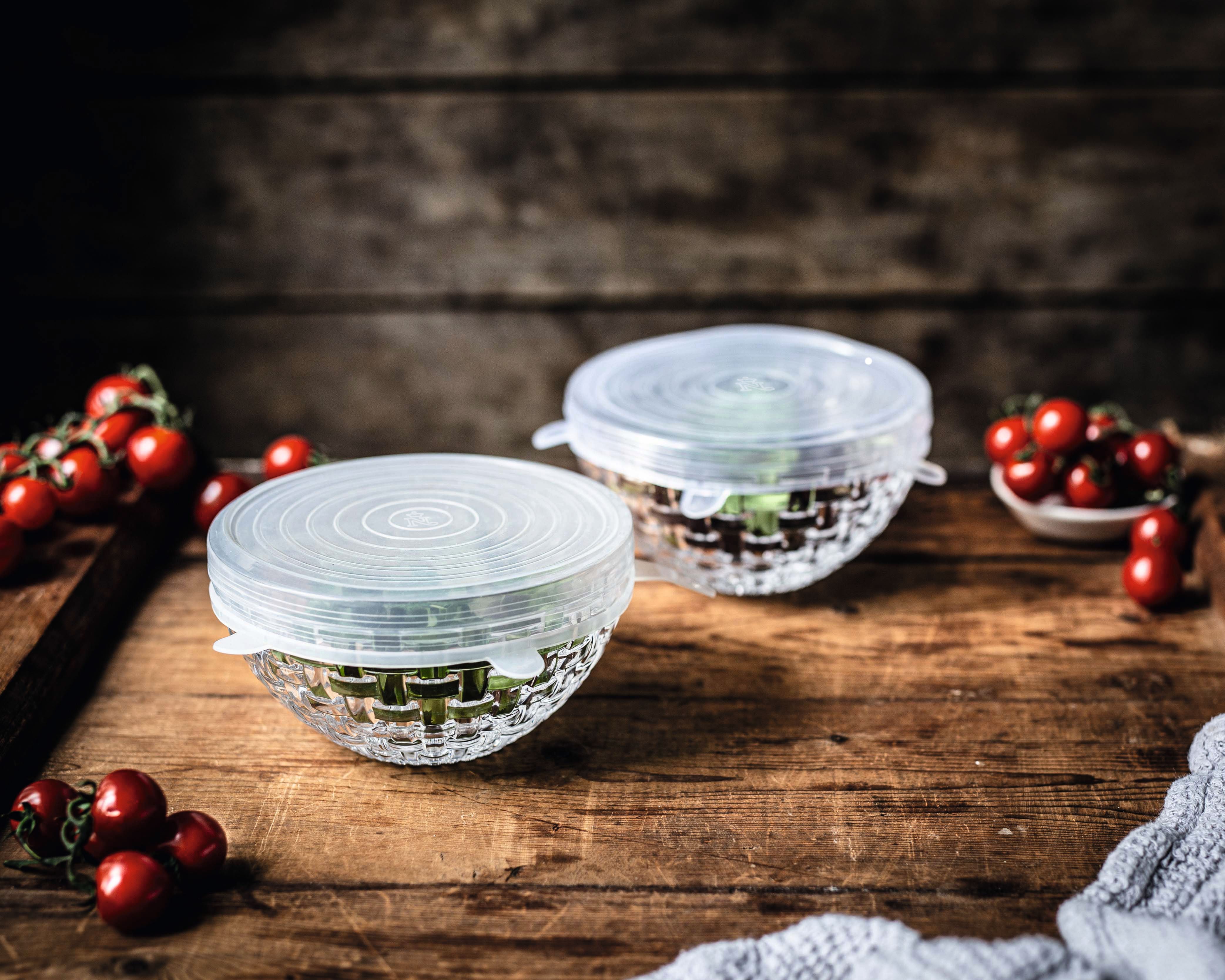 Nachmann Bossa Nova Bowls mit Silikondeckel 15 cm, 4 -Set von 4