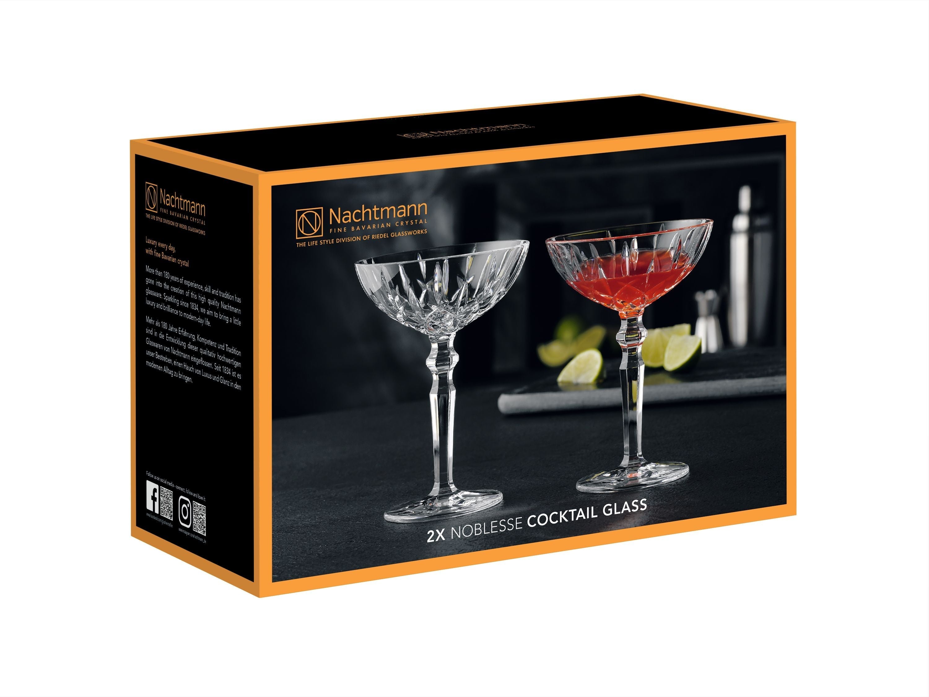 Nachmann Noblesse Cocktail Bowl, 2 Set von 2