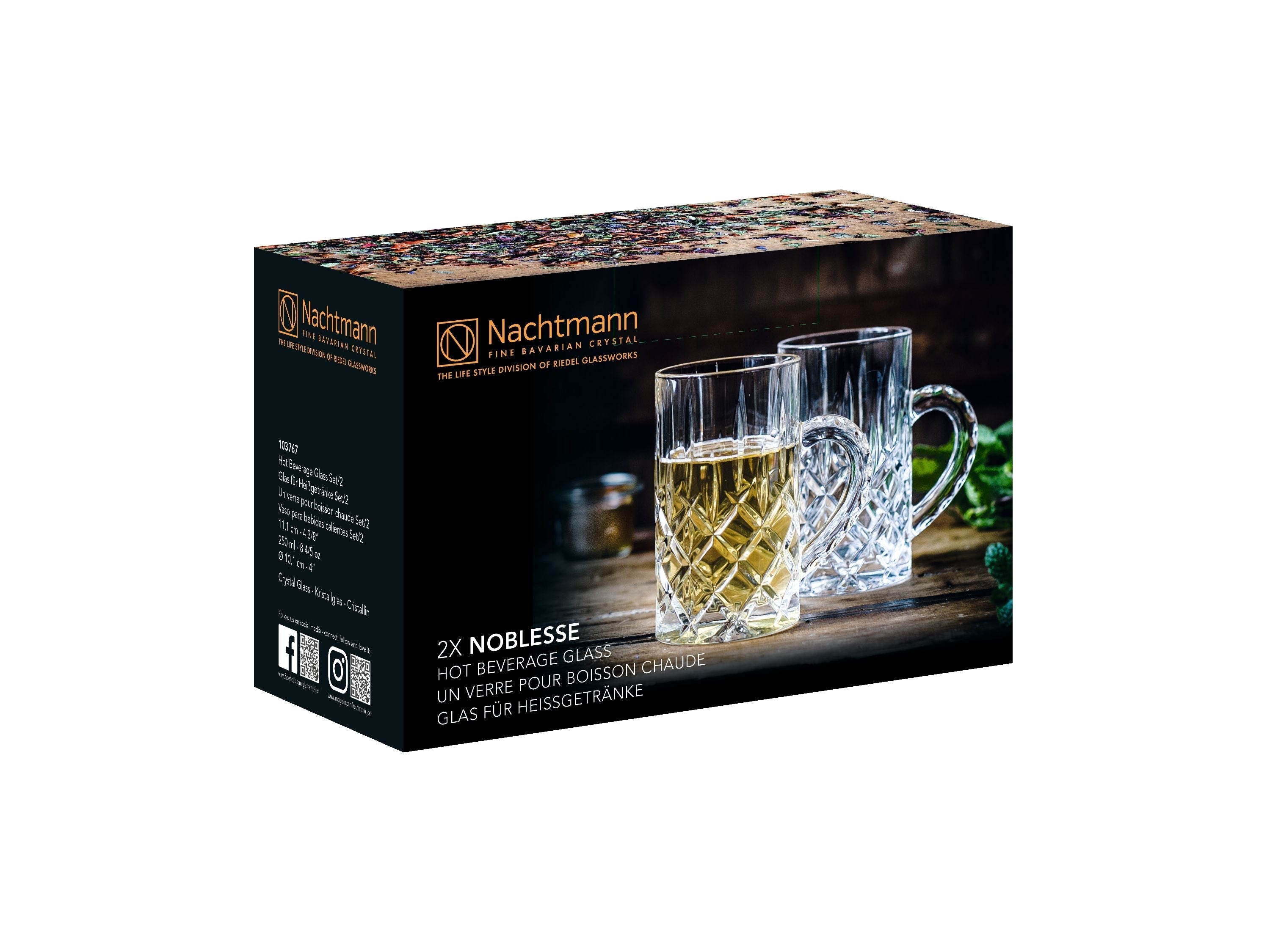 NACHTMANN NOBLESSE VERRE POUR LES VOIS HOTS, SET DE 2