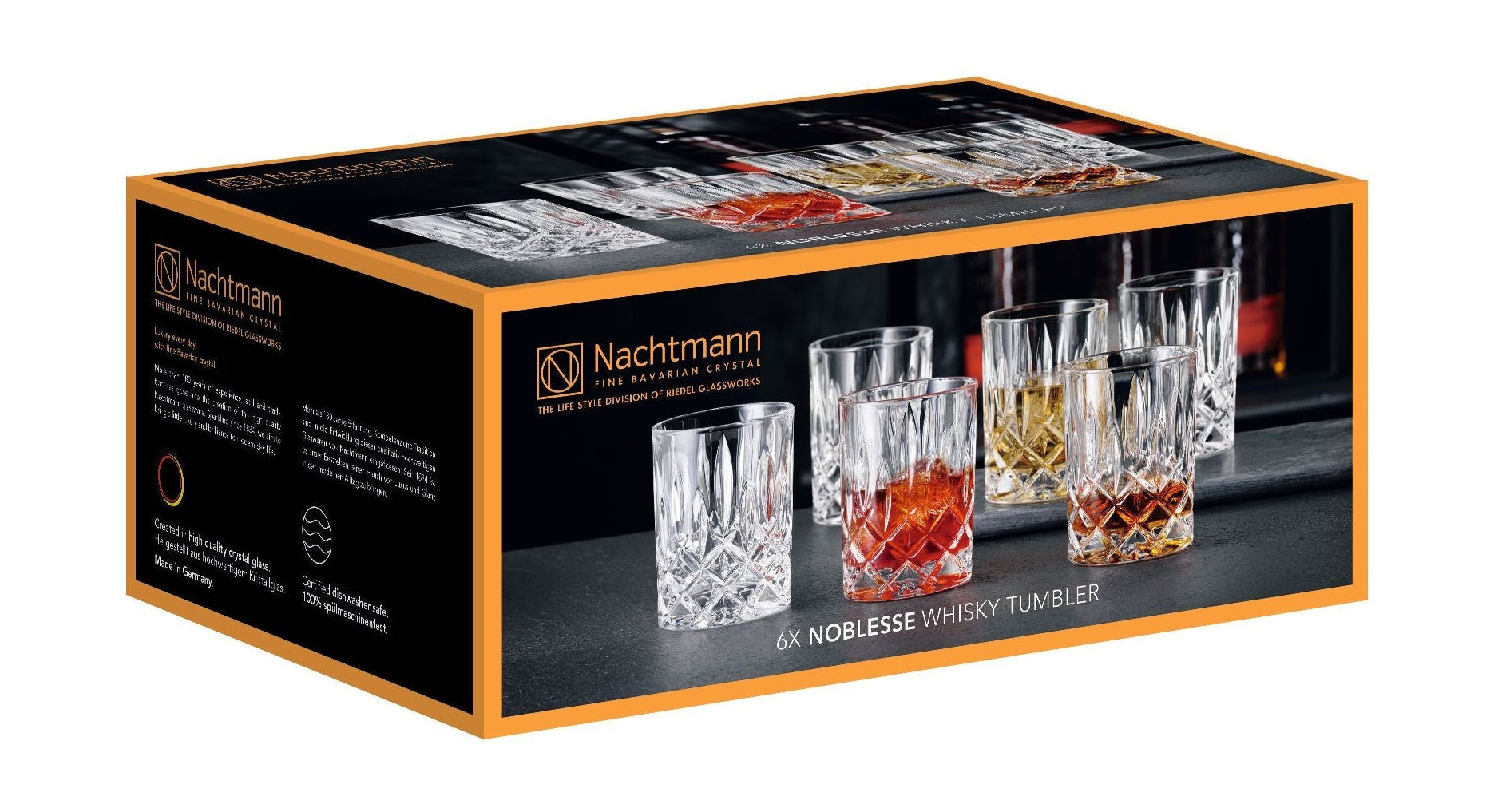 Nachmann Noblesse Whiskey Glass 295 ml, 6 -Set von 6