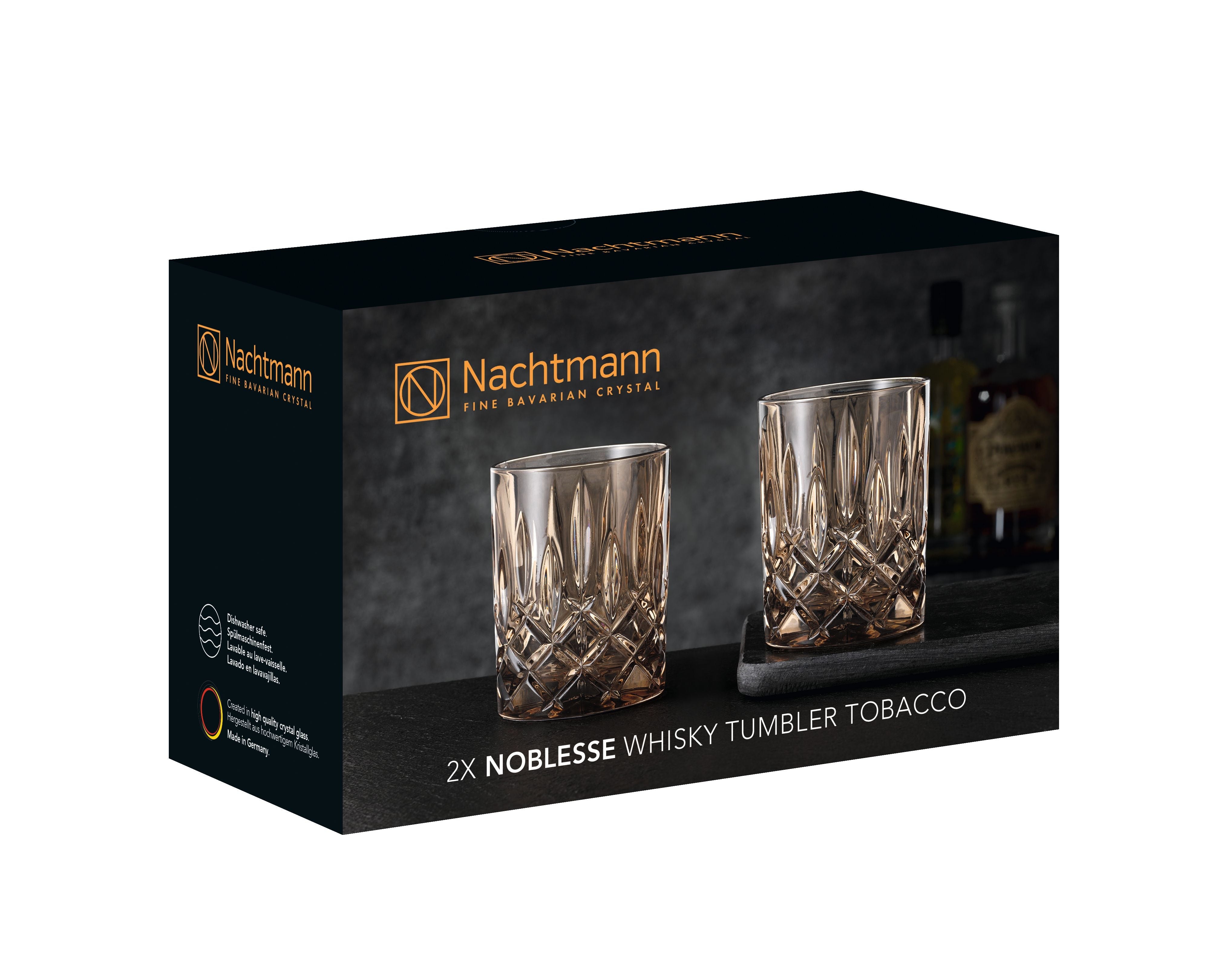 Nachtmann noblesse whisky glas tobak 295 ml, sæt på 2