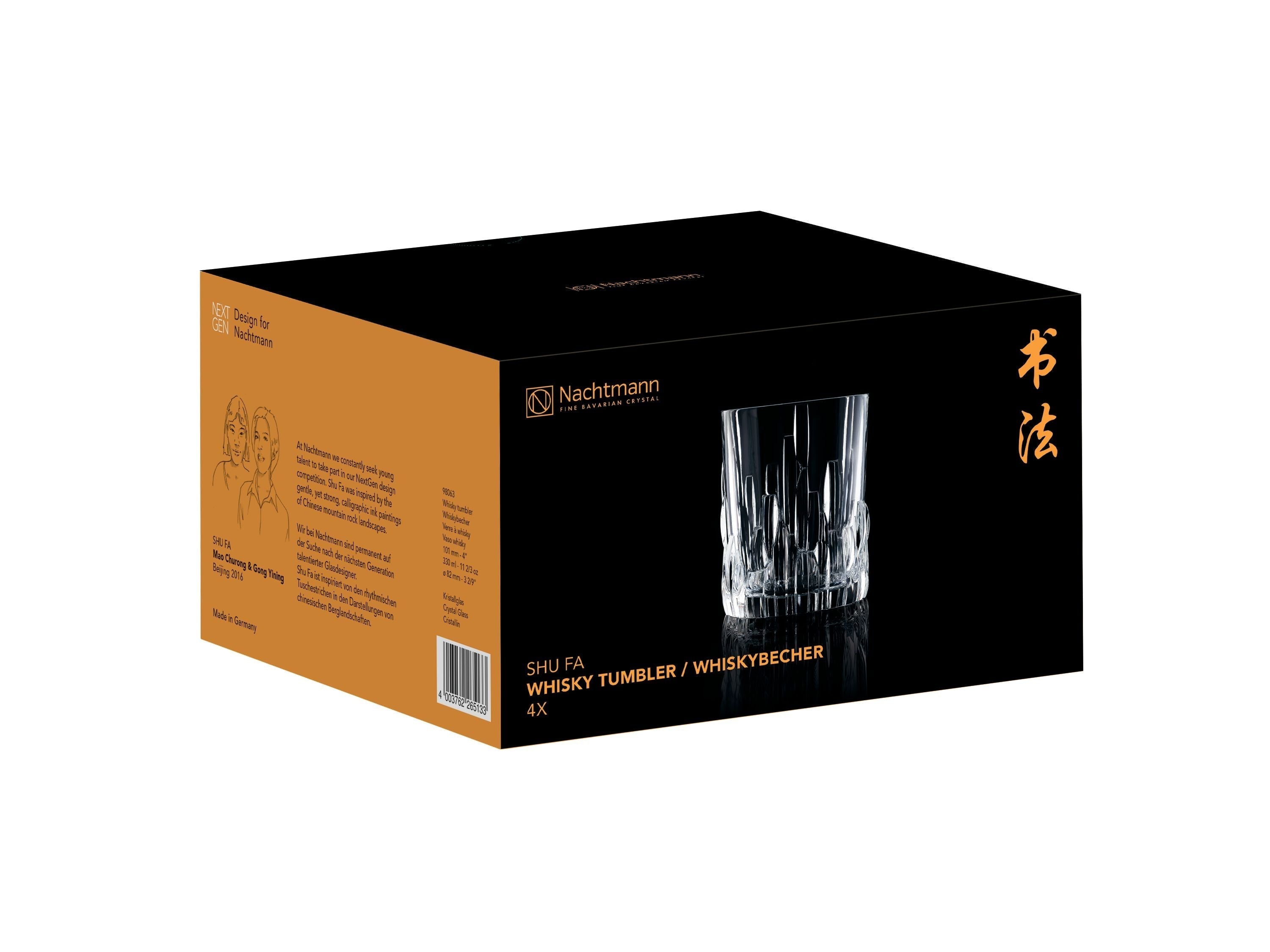 Nachtmann Shu Fa Whisky Glass 330 ml, ensemble de 4