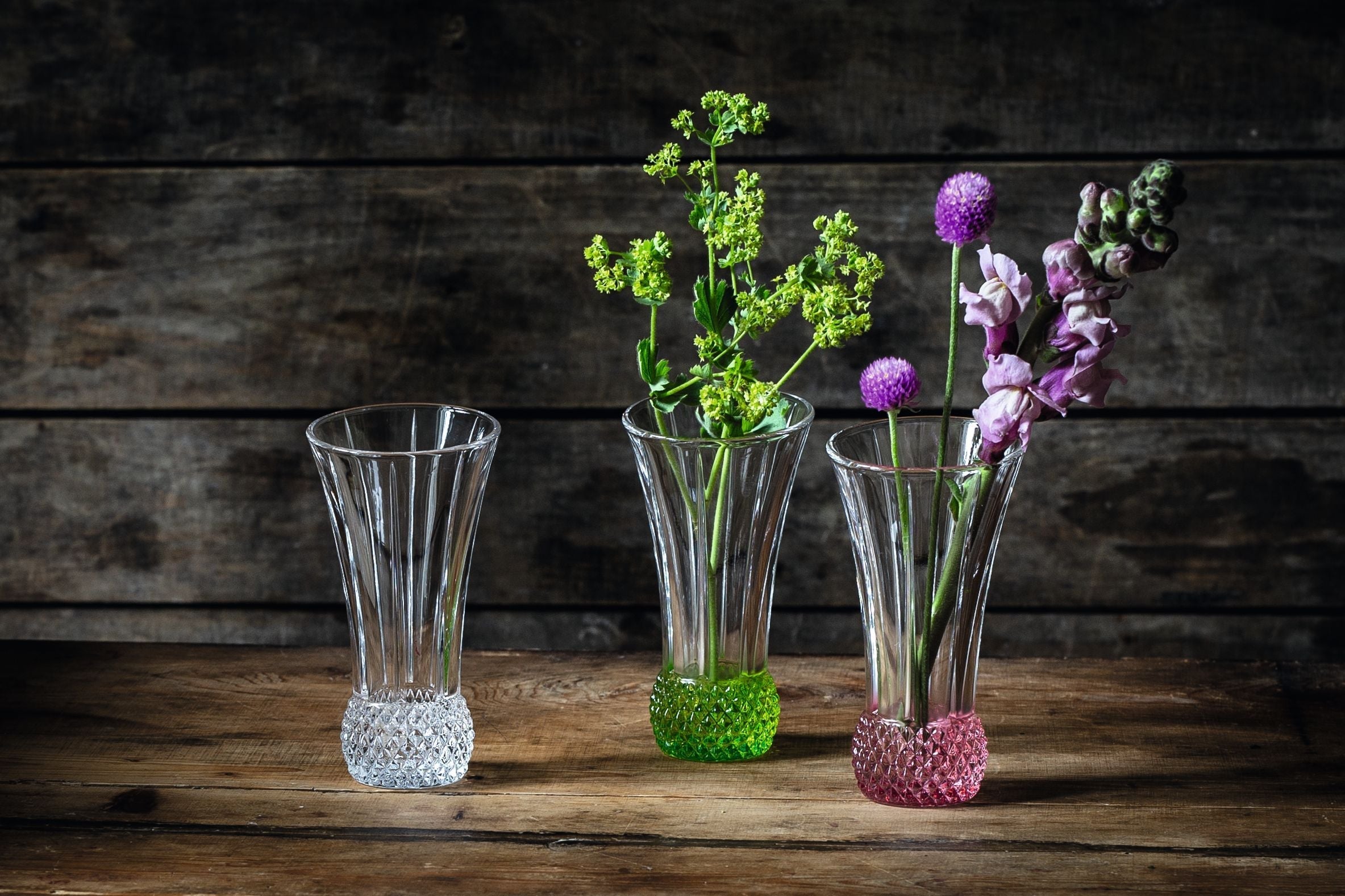 Nachtmann Spring Table Vases Lime, Sæt på 2