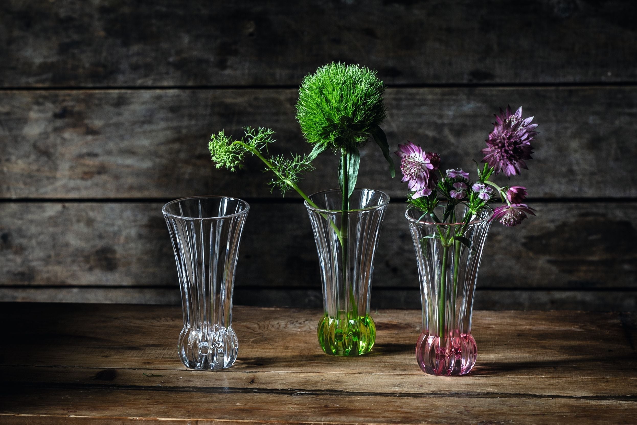 Nachtmann Spring Table Vases Lime, Sæt på 2