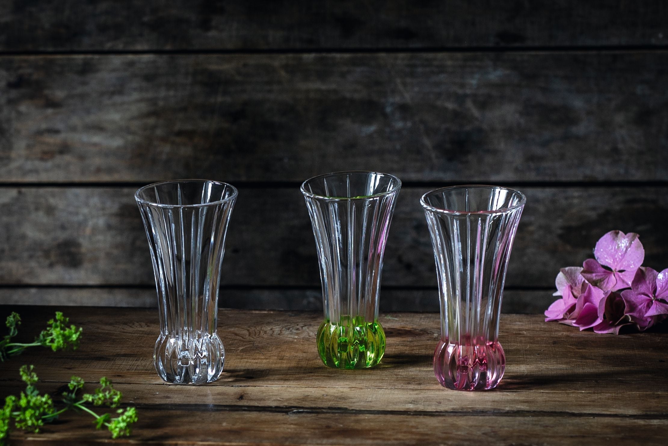 Nachtmann Spring Table Vases Lime, Sæt på 2