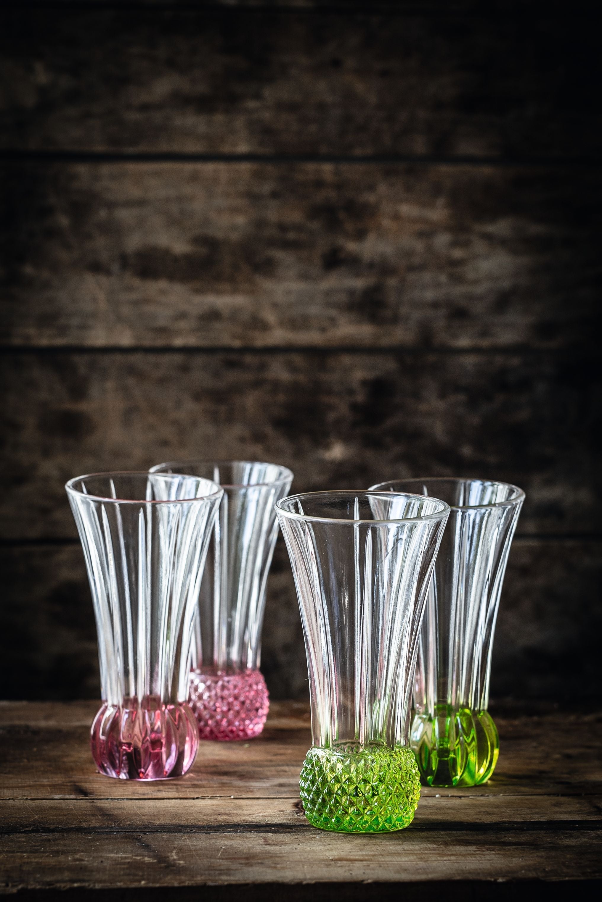 Nachtmann Spring Table Vases Lime, Sæt på 2