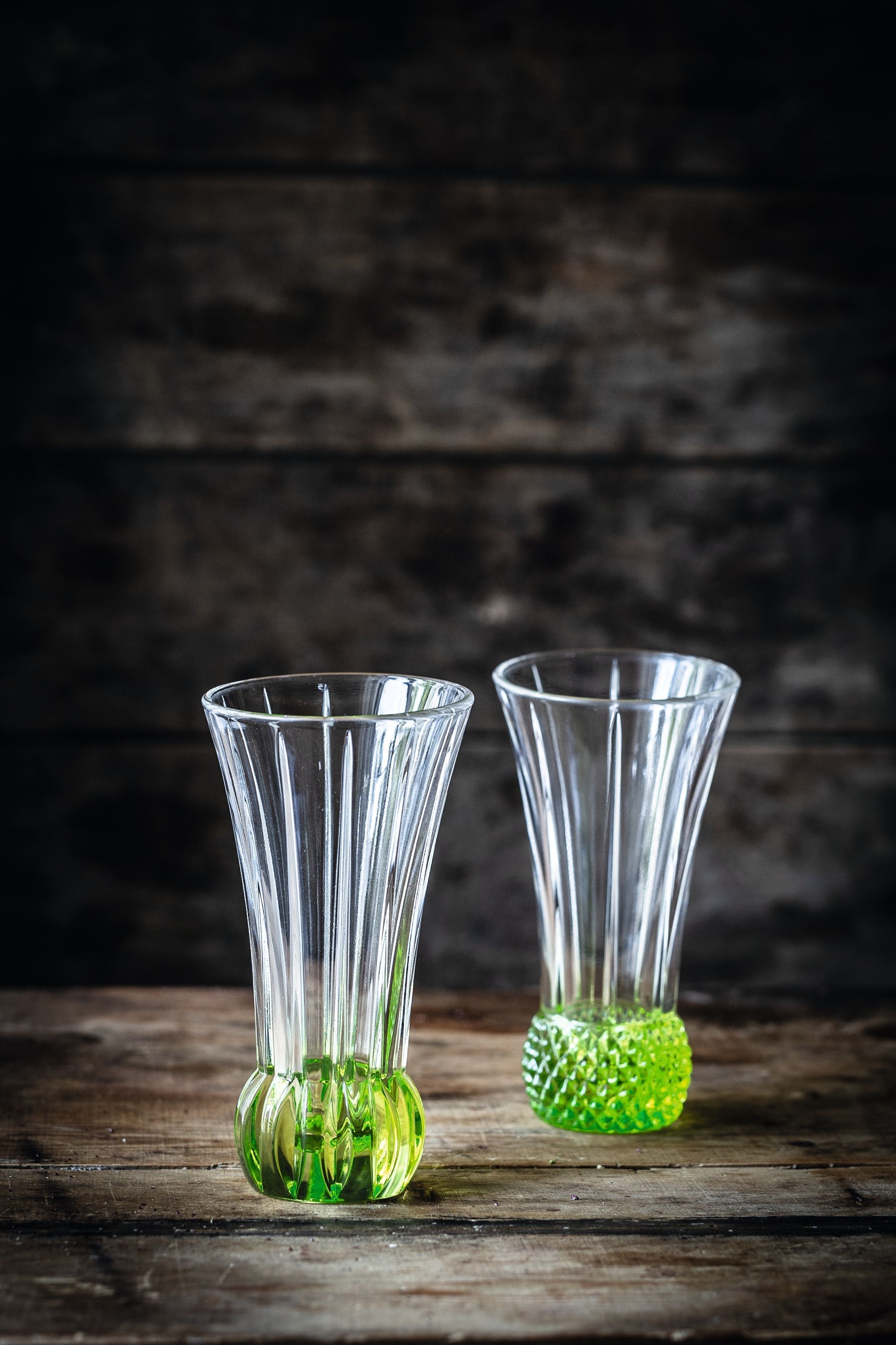 Nachtmann Spring Table Vases Lime, Set Of 2