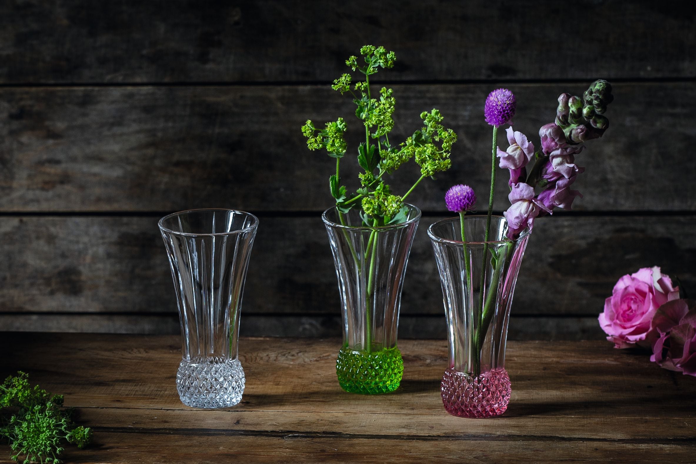 Nachtmann Spring Table Vases Lime, Sæt på 2