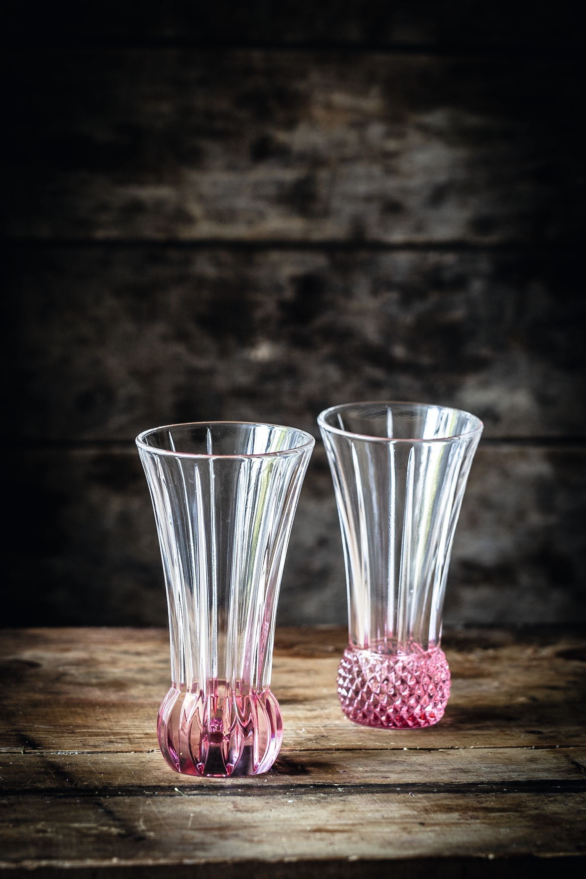 Nachtmann Spring Table Vases Rosè, ensemble de 2