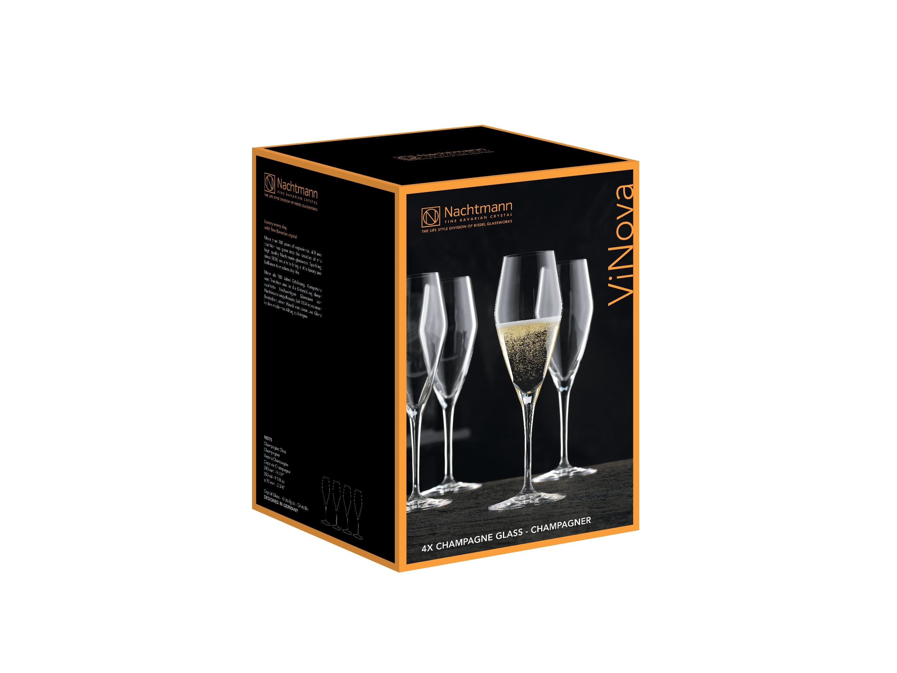 Nachmann VI Nova Champagner Glass 280 ml, 4 -Set von 4