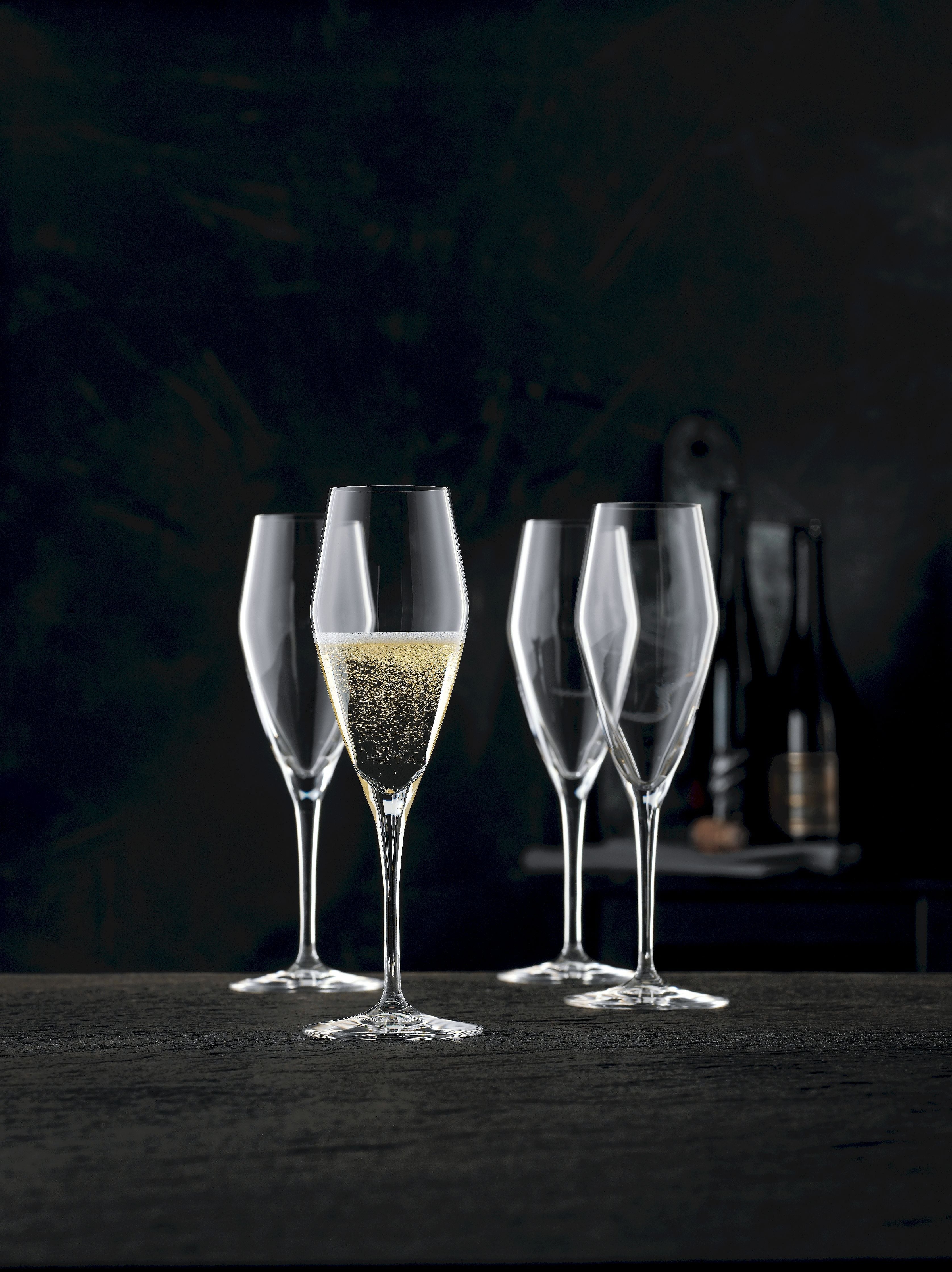 Nachtmann VI Nova Champagne Glass 280 ml, set de 4