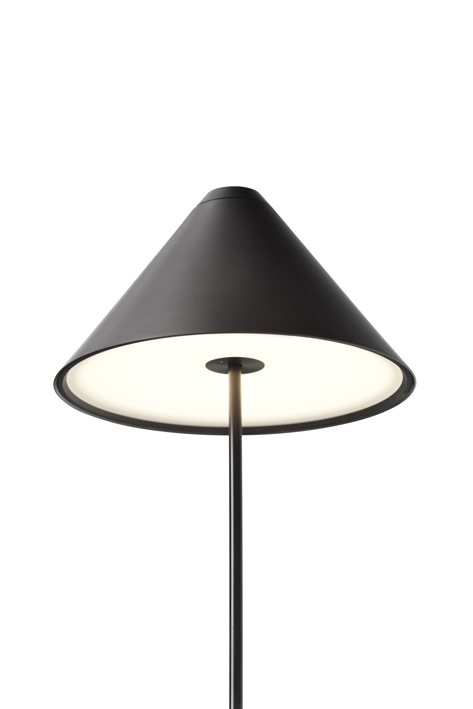 Lampe de table de nouvelles œuvres portable, noir