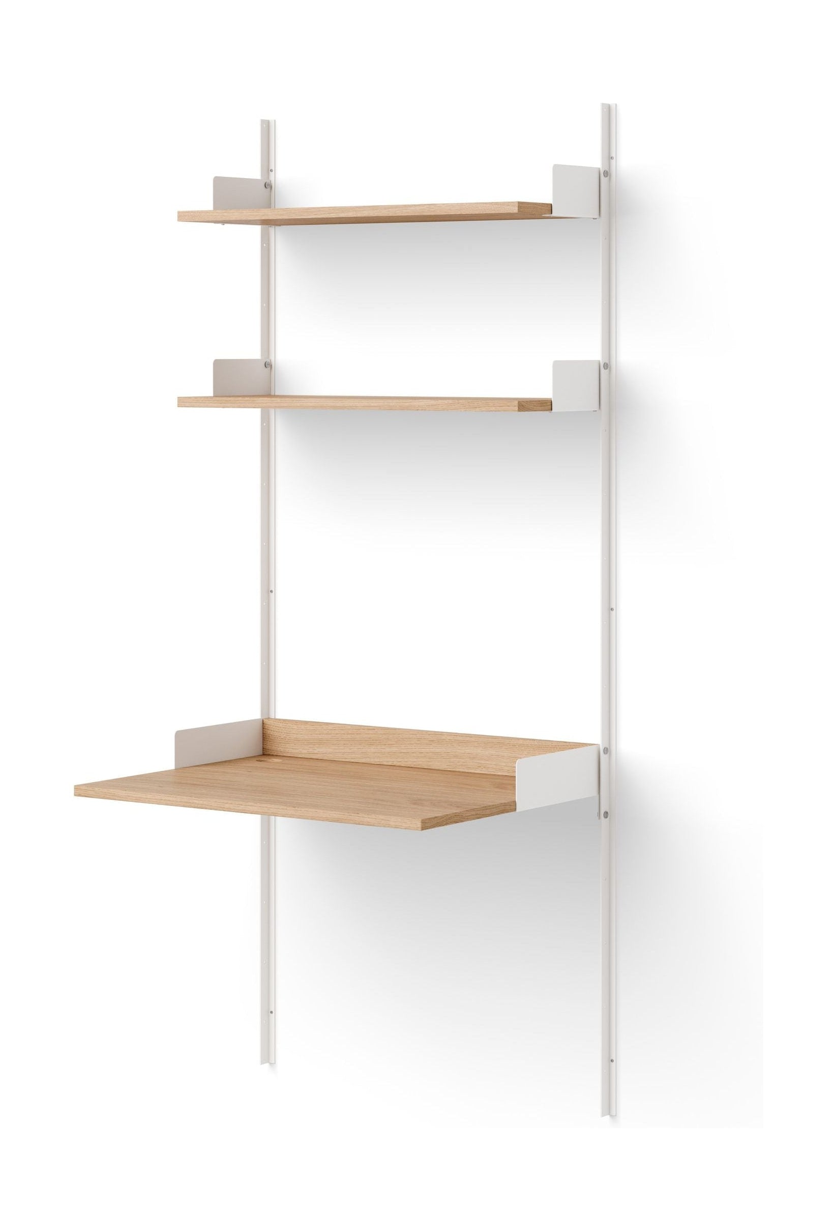 New Works Study Shelf 1900, Oak/White