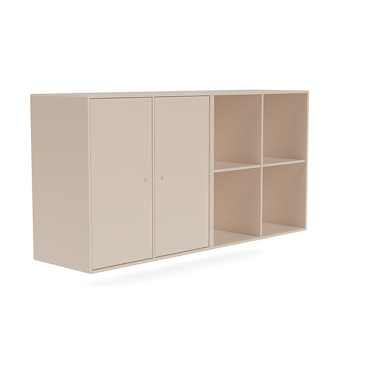 Montana Pair Classic Bookboard avec rail de suspension, argile