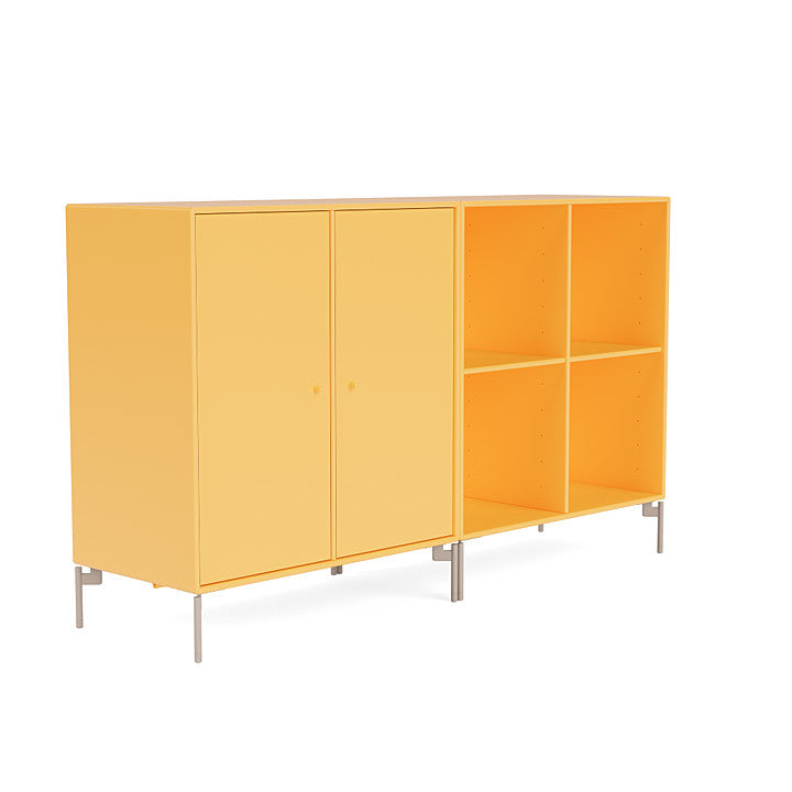 Montana Paar klassisches Sideboard mit Beinen, Akazien/Pilz