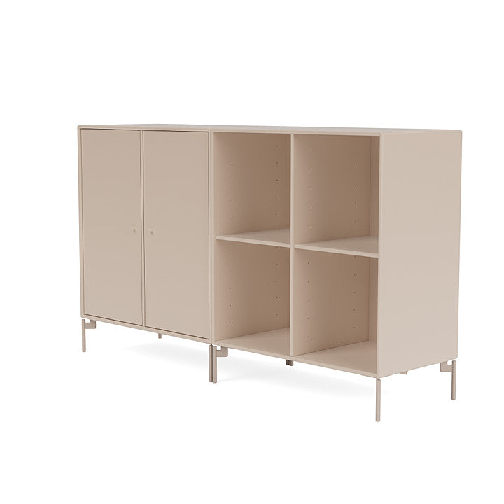 Montana Paar klassisches Sideboard mit Beinen, Ton/Pilz