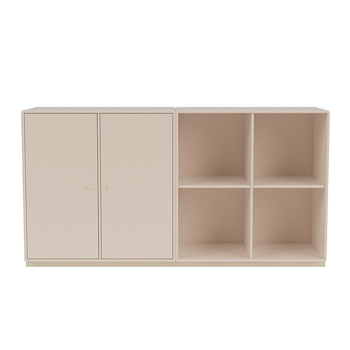 Montana Par Sideboard clásico con zócalo de 3 cm, arcilla