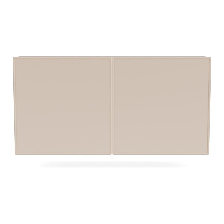 Montana Pair Classic Bookboard avec rail de suspension, argile