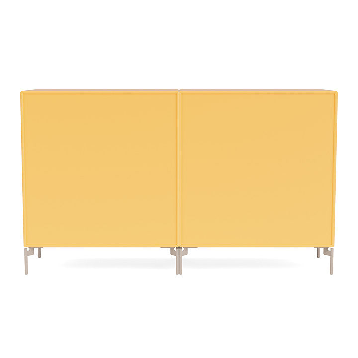 Montana Par Sideboard clásico con piernas, acacia/hongo