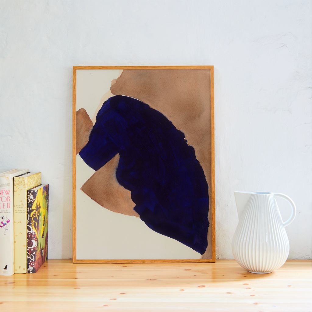 Paper Collective Blue Knit Poster, 50x70 Cm