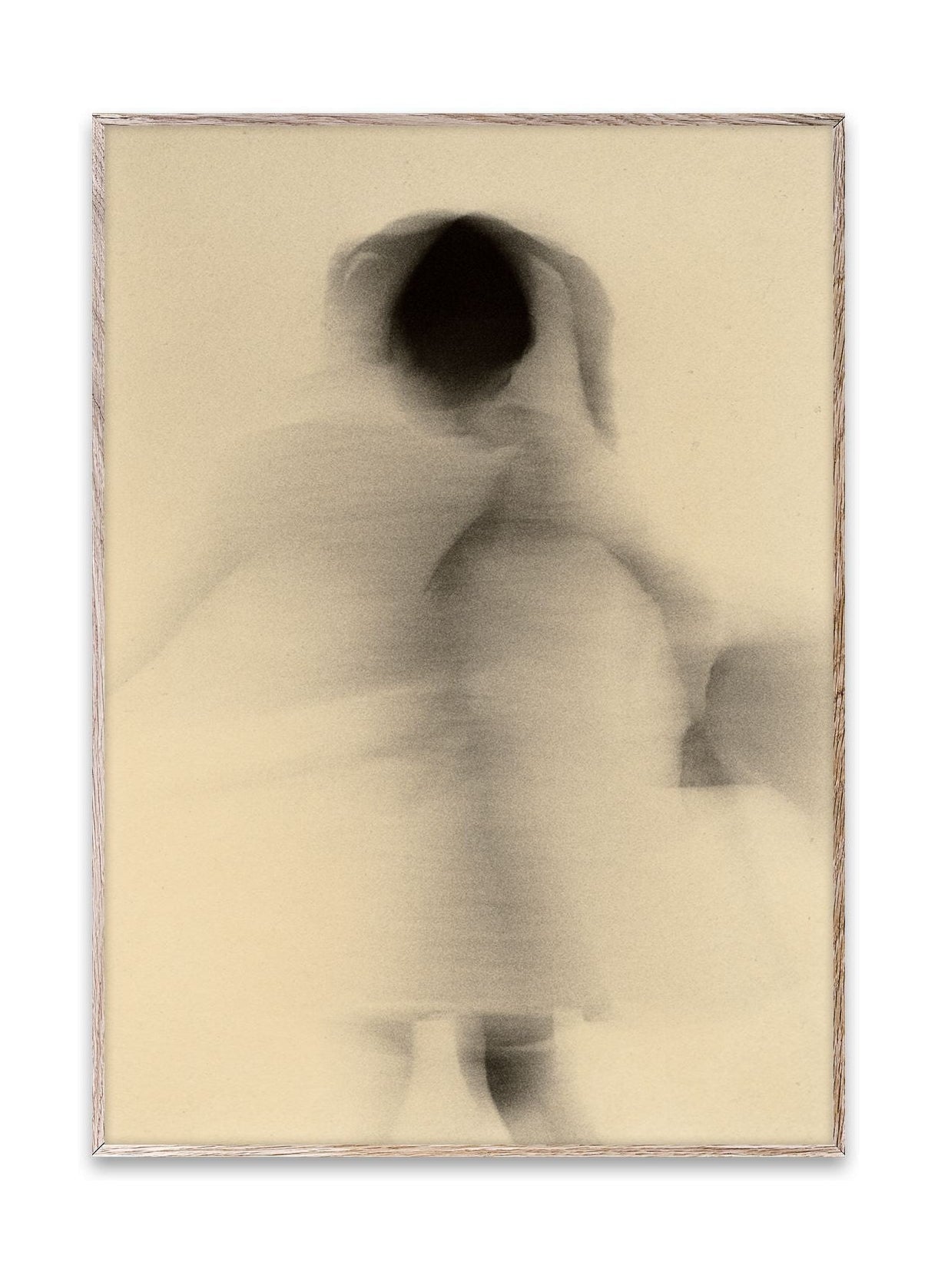 Poster de fille floue collective de papier, 30x40 cm