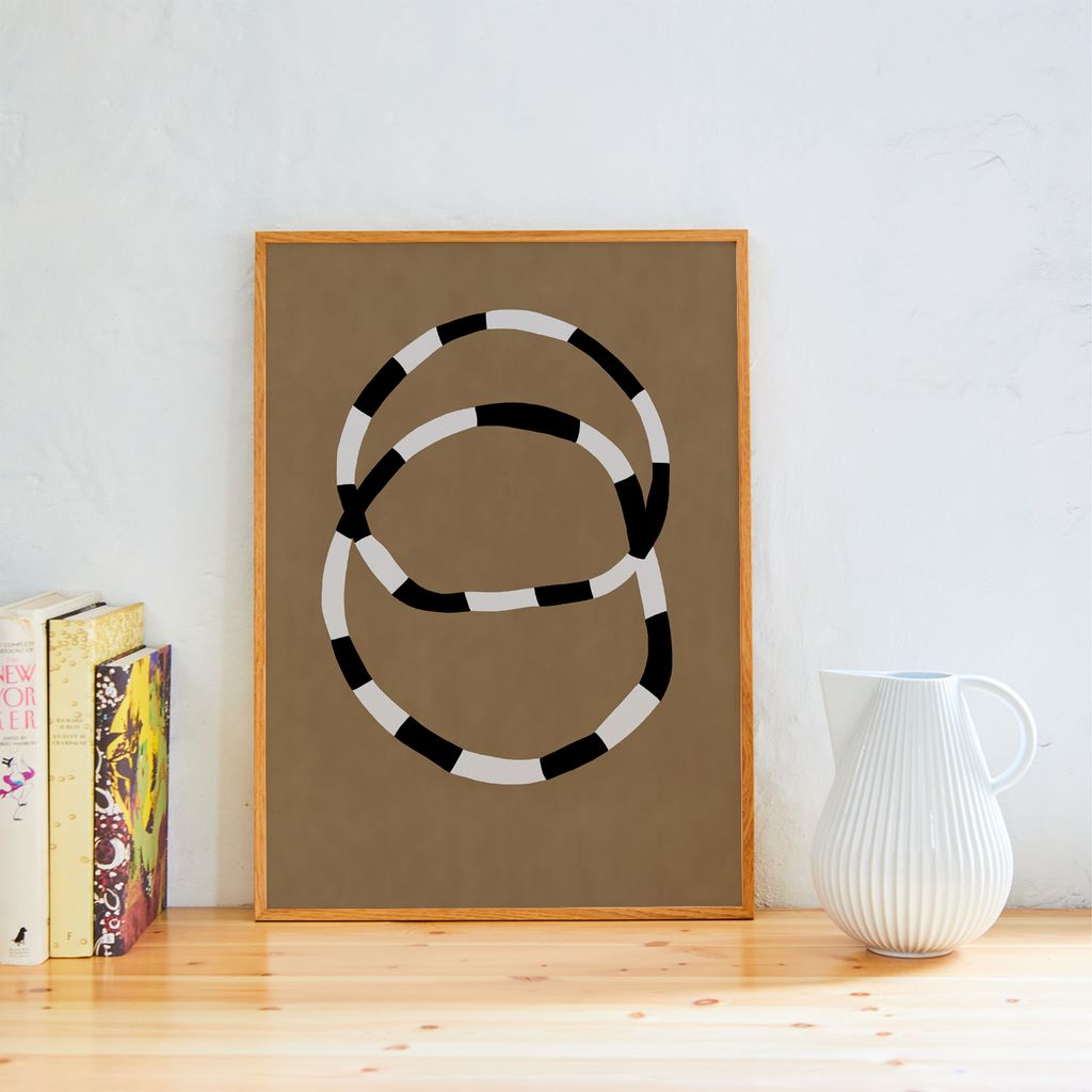 Bracelets collectifs en papier affiche, 30x40 cm