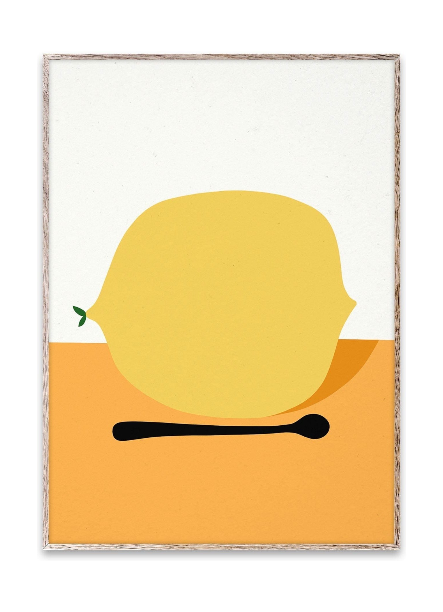 Cartel de citronas colectivas de papel, 50 x70 cm