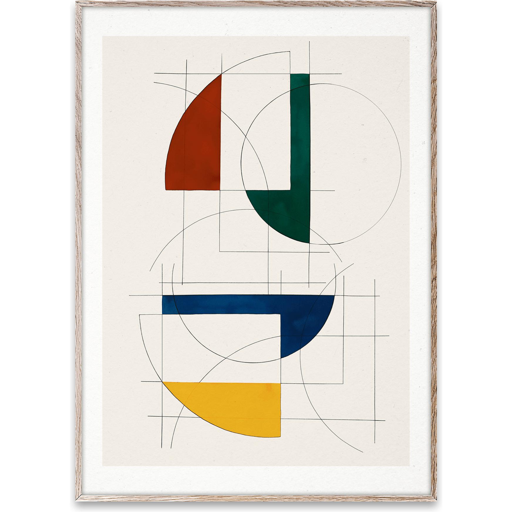 Paper Collective Constructions 01 Poster, 50x70 Cm