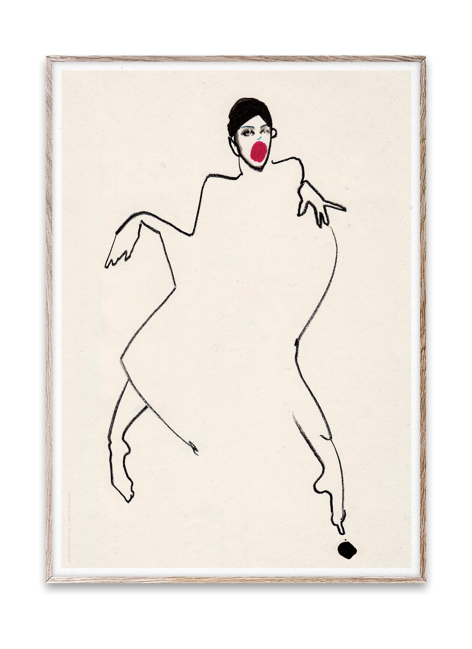 Dancer colectivo de papel 02 póster, 30x40 cm
