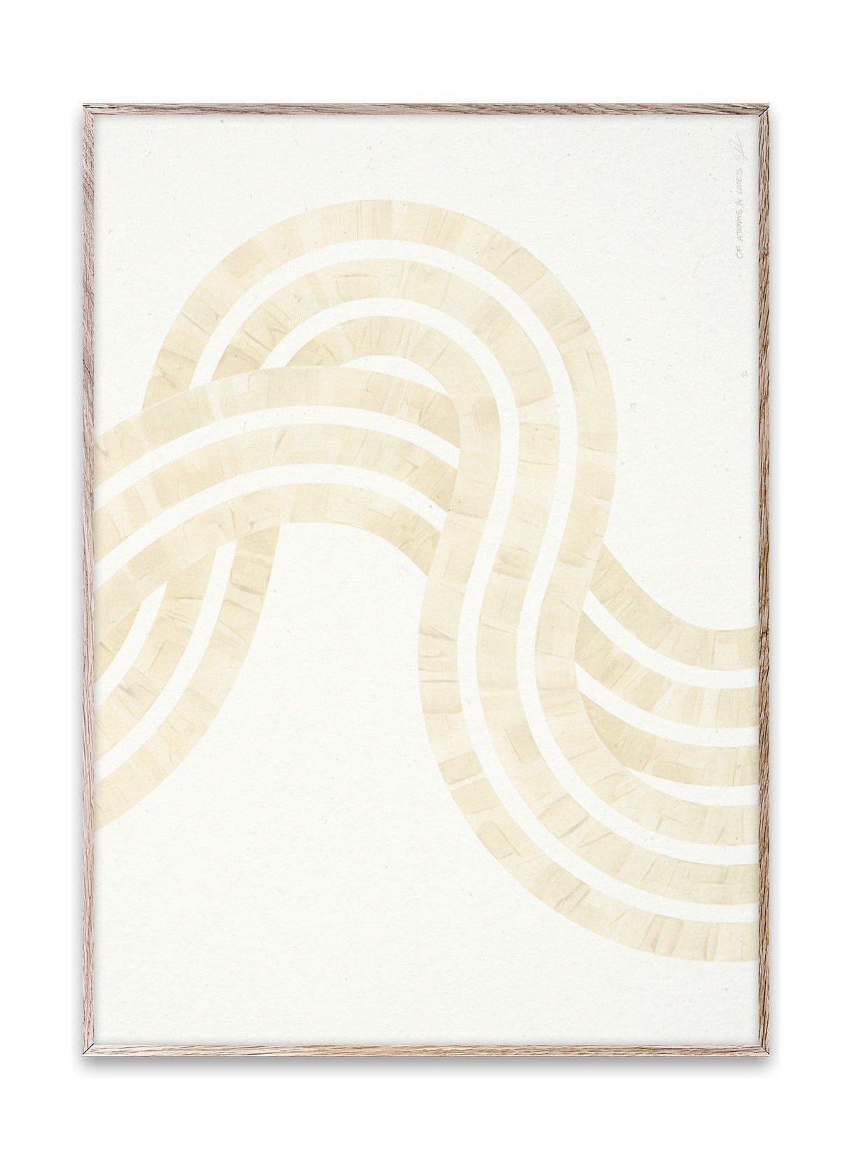 Paper Collective Entropy Sand 02 Poster, 30x40 Cm