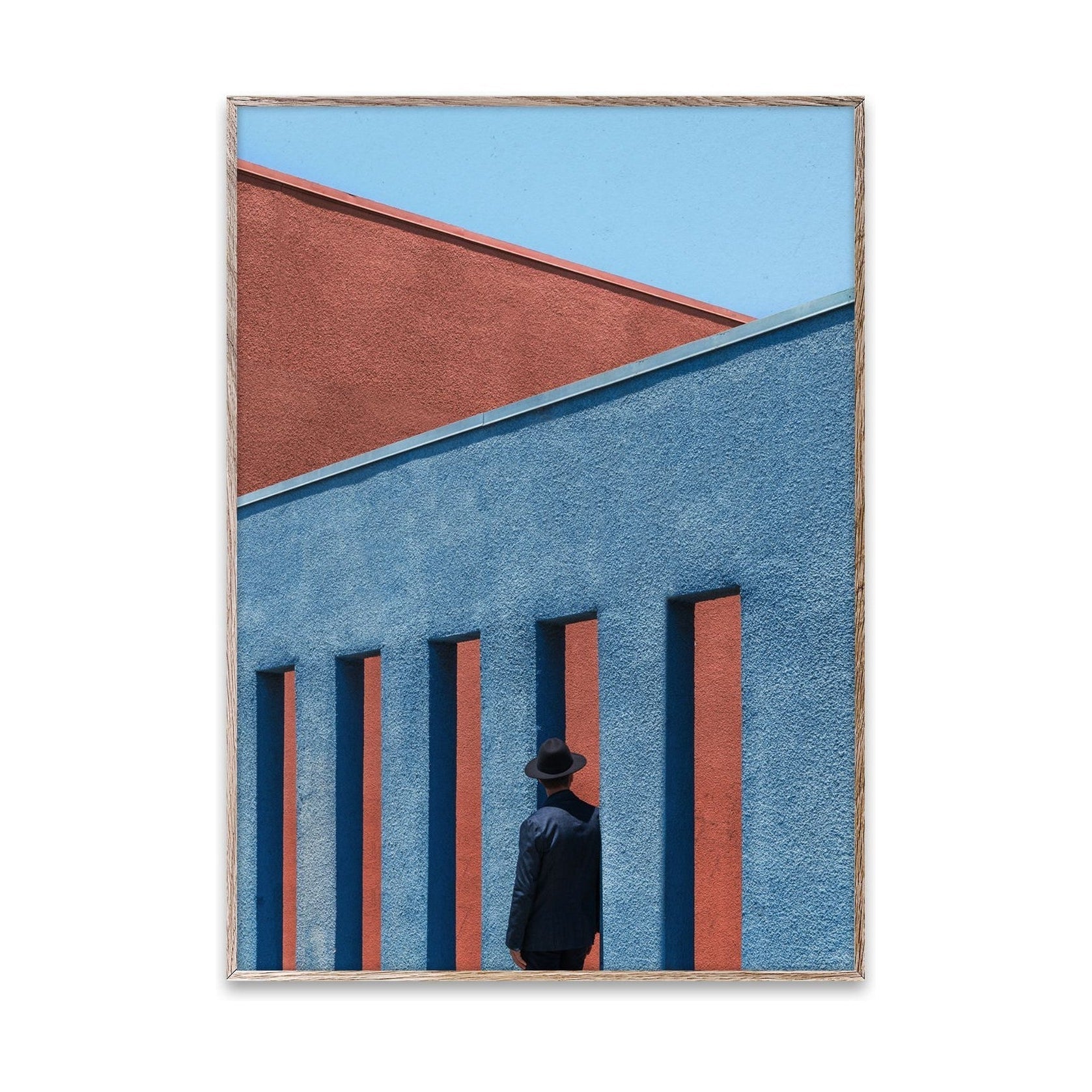 Paper Collective Chaque mur est une affiche de porte, 30x40 cm