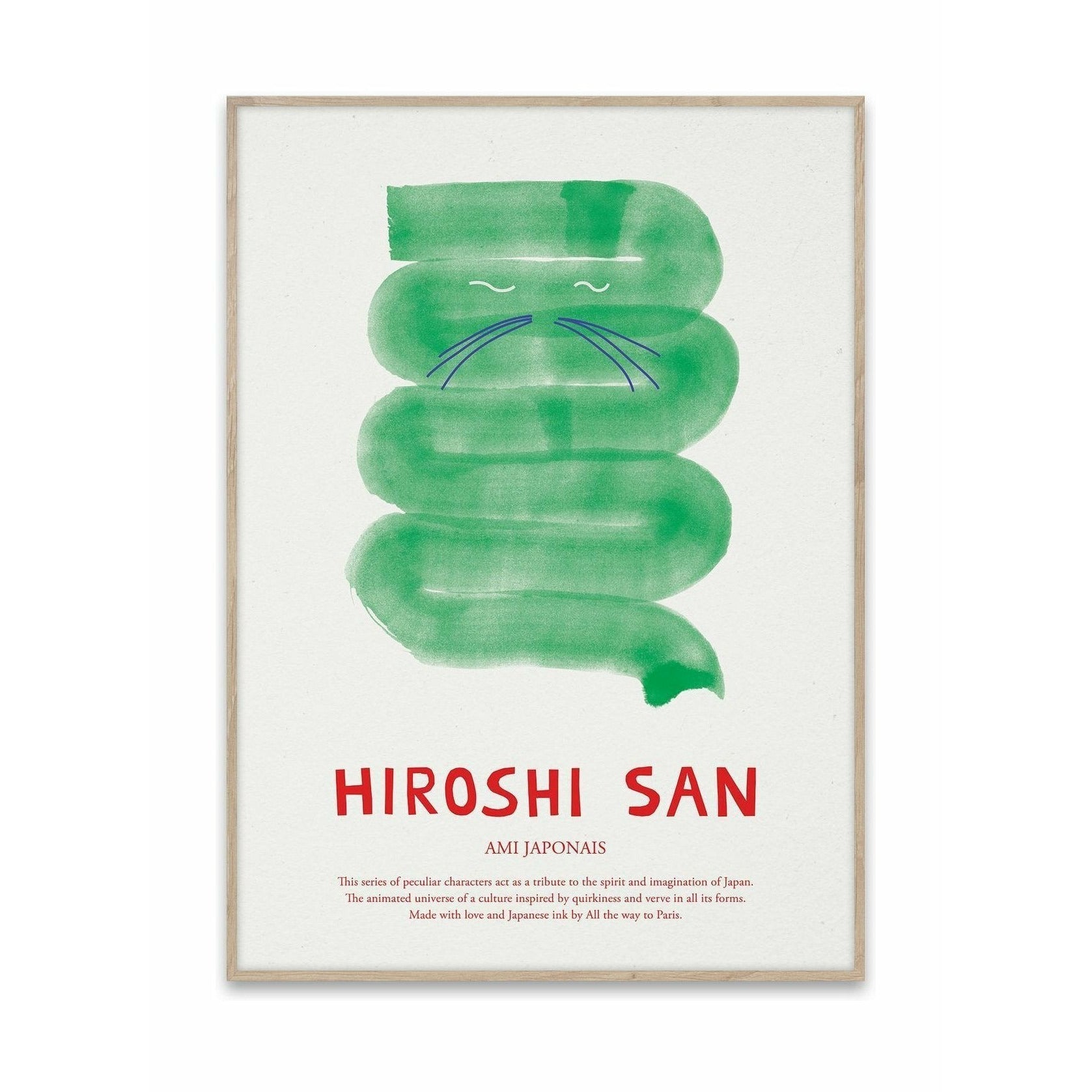 Papierkollektiv Hiroshi San Poster, 50 x 70 cm