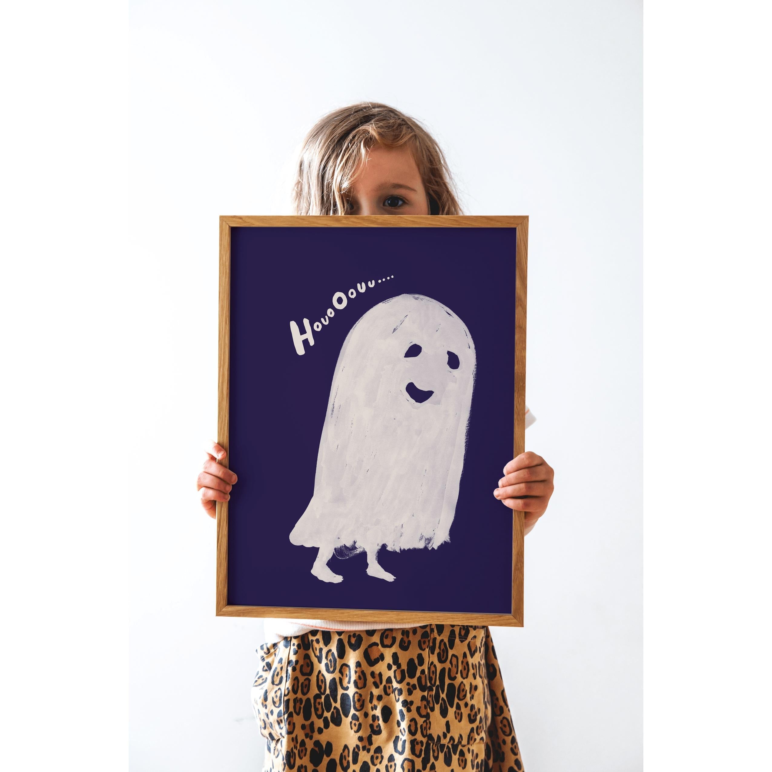 Paper Collective Houo Oouu Poster 30x40 Cm, White