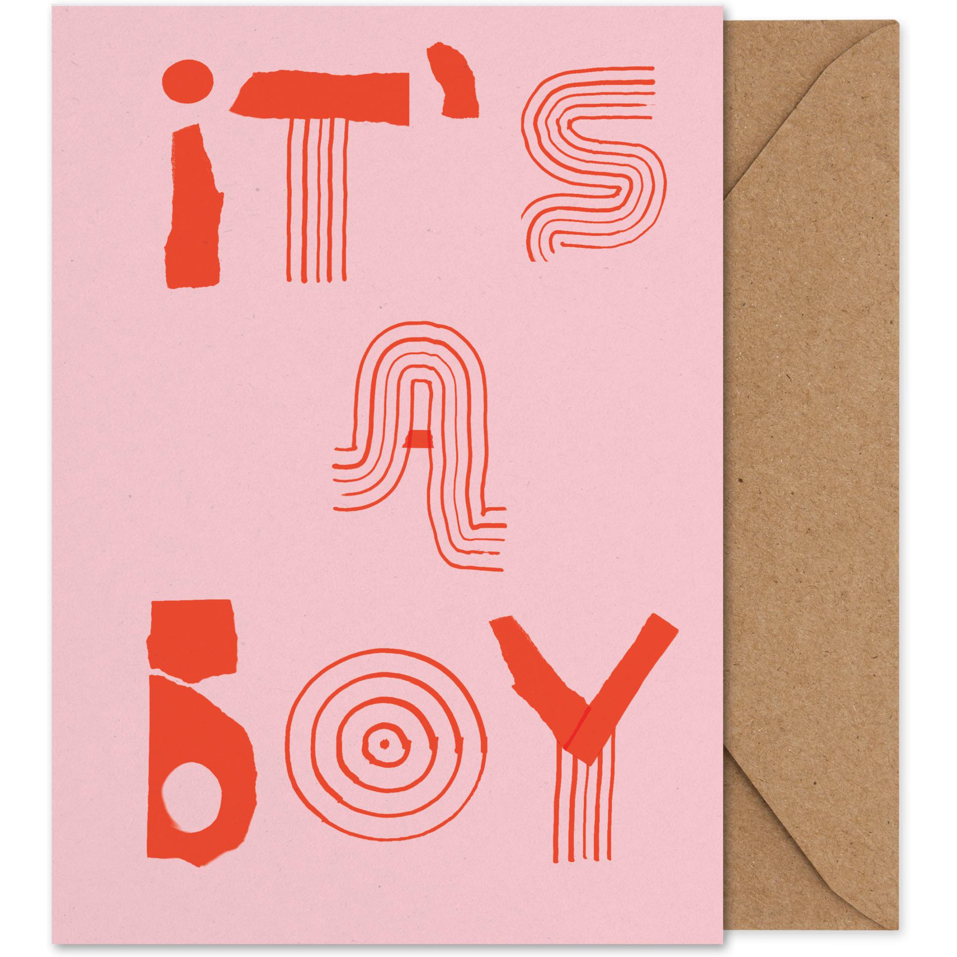 Papirkollektiv Det er et drengekunstkort