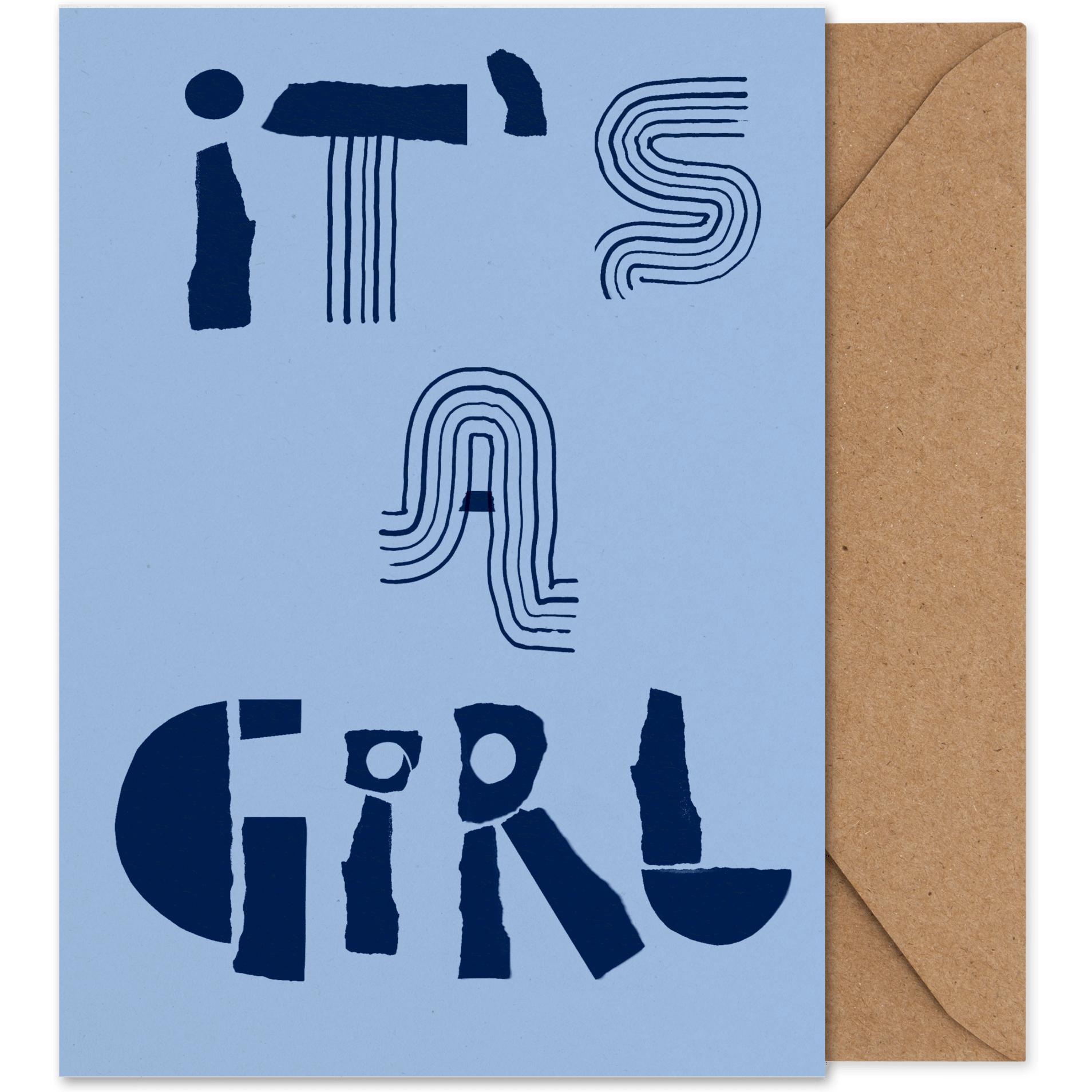 Paper Collective es una tarjeta de arte de niña