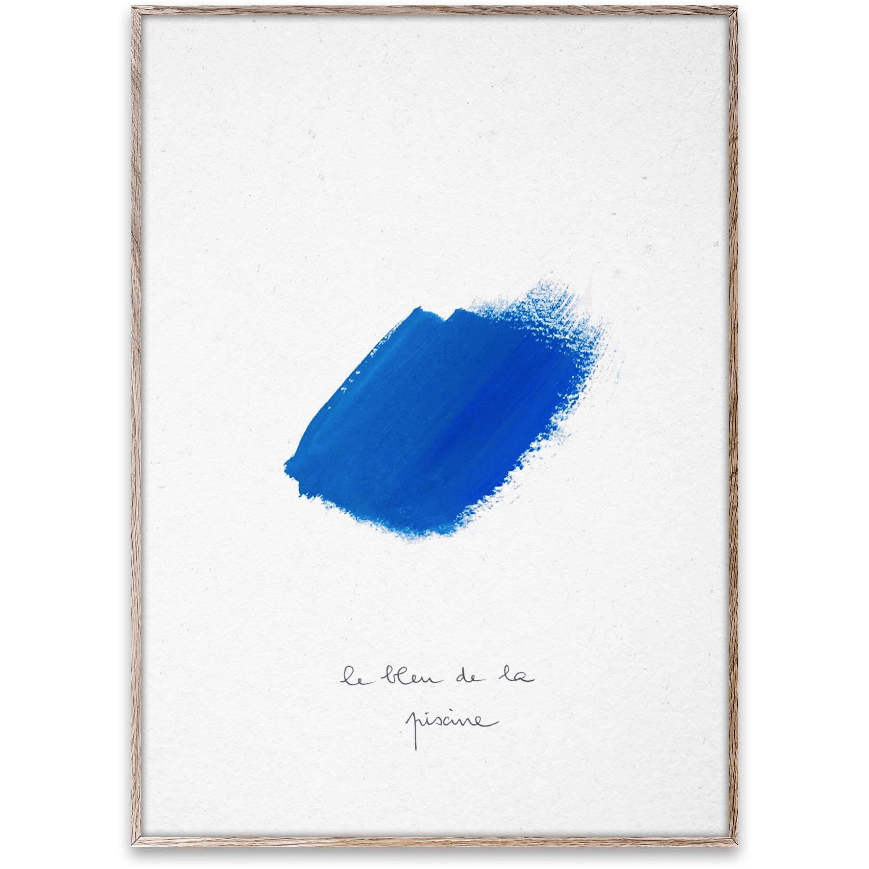 Paper Collective Le Bleu Ii Poster, 30x40 Cm