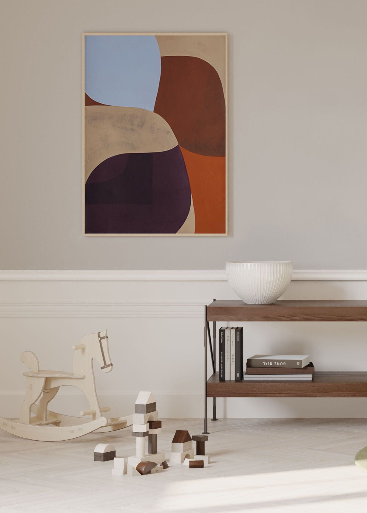 Paper Collective Painted Shapes 02 Poster, 70 X100 Cm