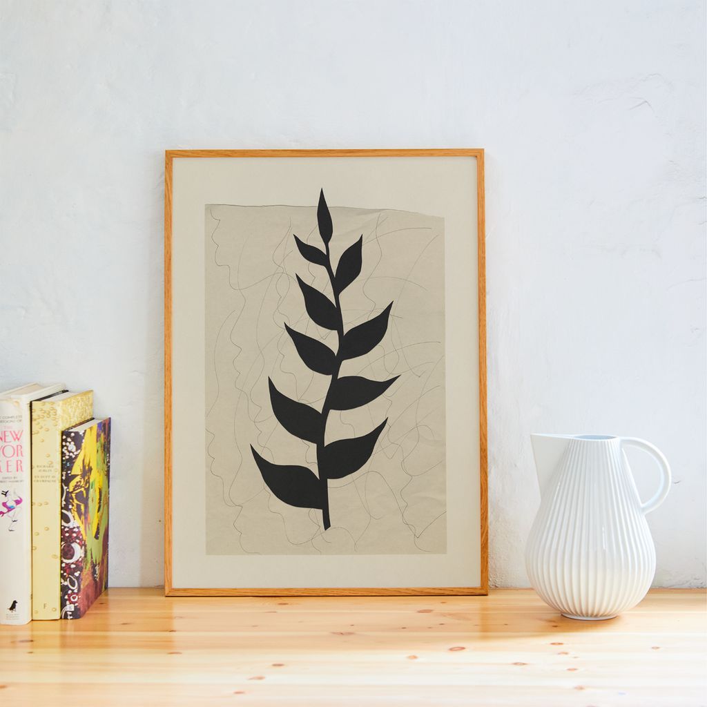 Papierkollektivpflanzen -Gedicht Poster, 50 x 70 cm
