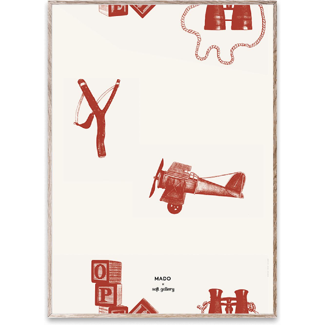 Affiche de jeu collectif de papier, 50x70 cm