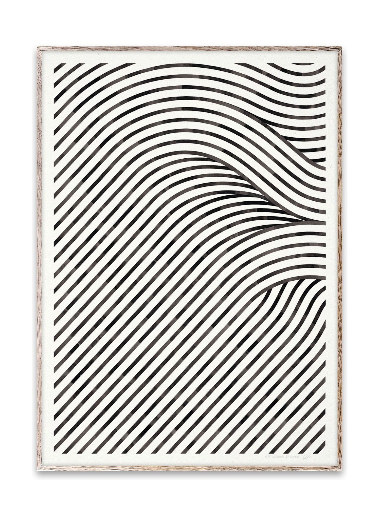 Campos cuánticos colectivos colectivos de papel 02 Póster, 70 x100 cm