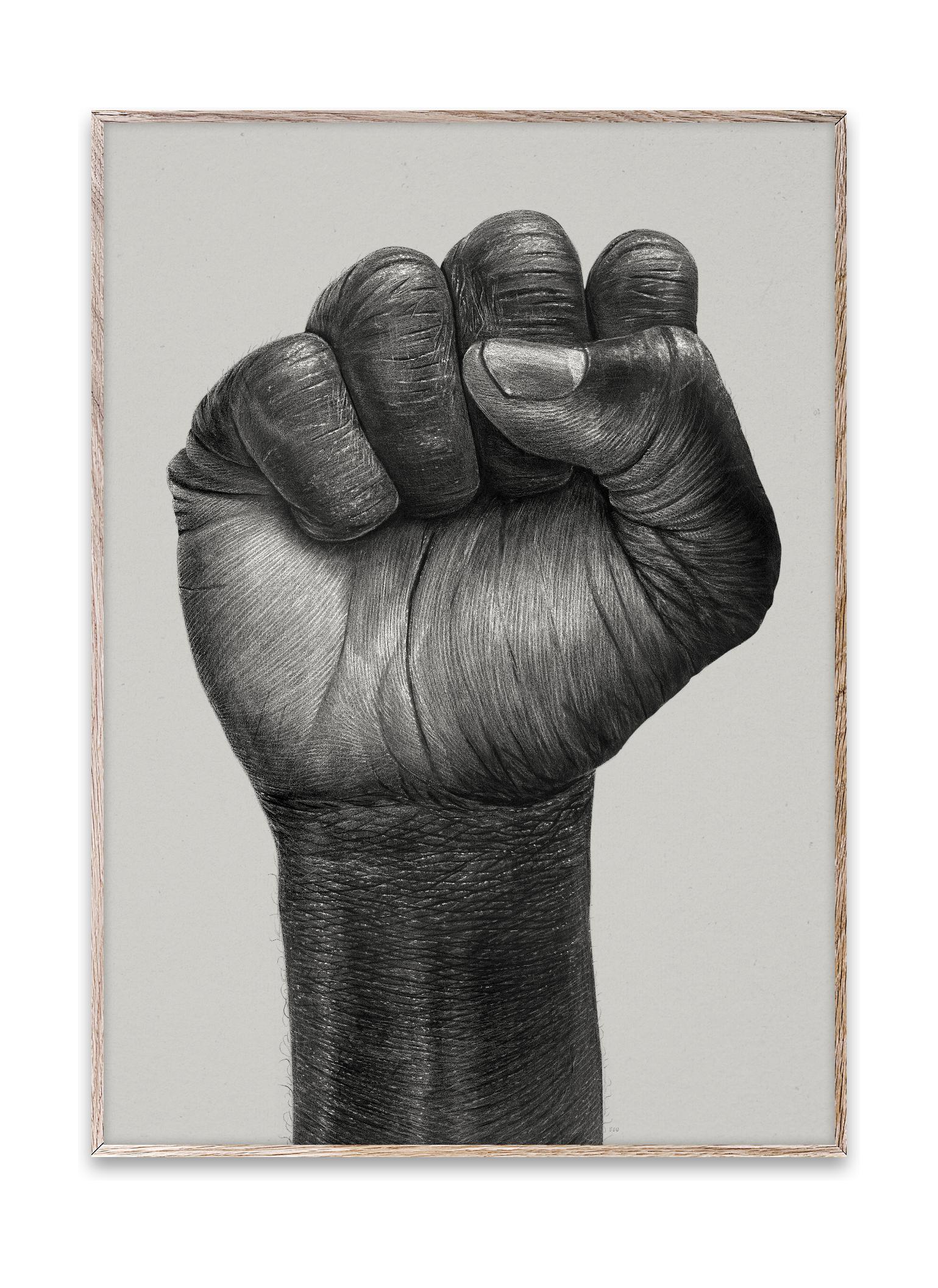 Paper Collective Raised Fist Poster, 50x70 Cm