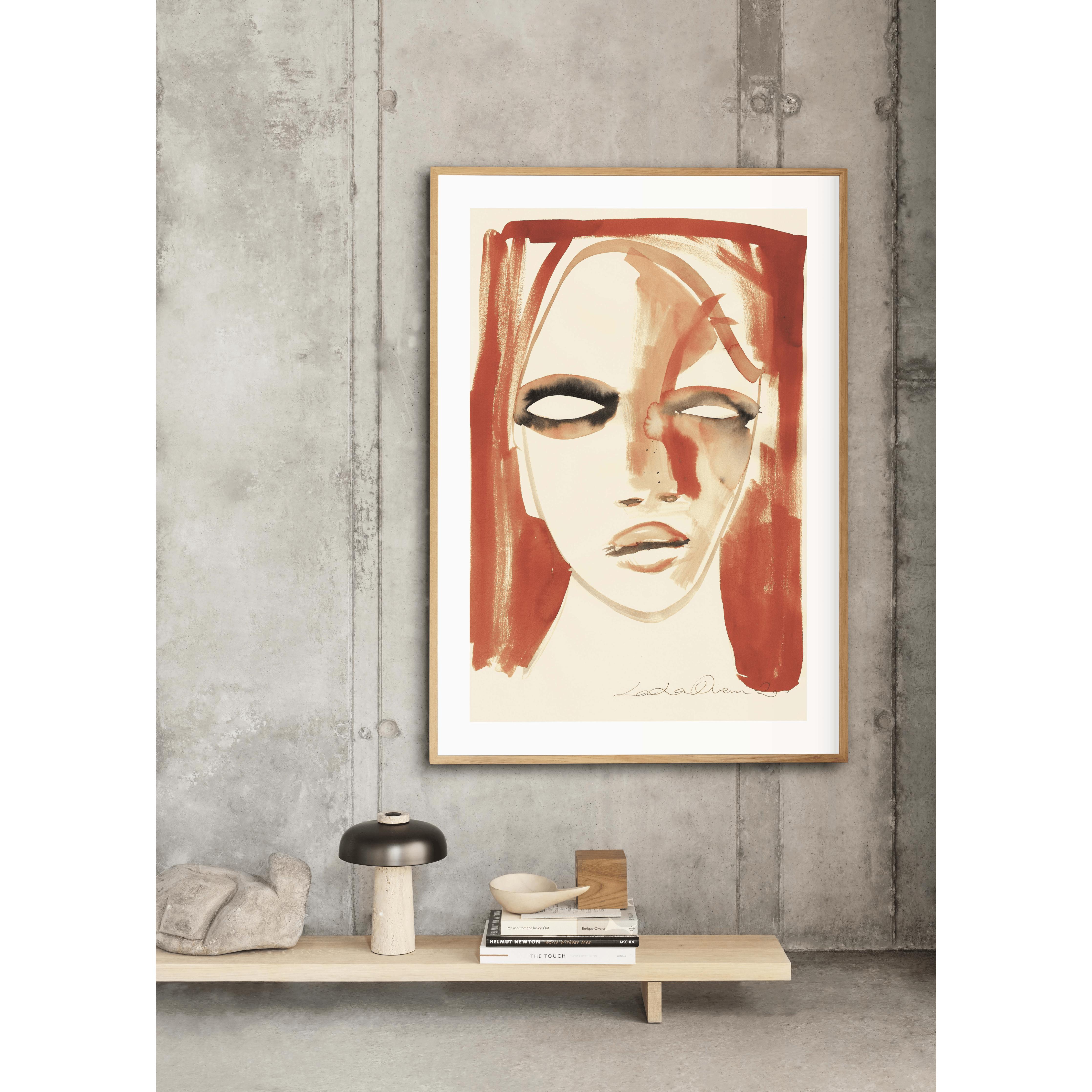 Paper Collective Red Portrait Poster, 50x70 Cm