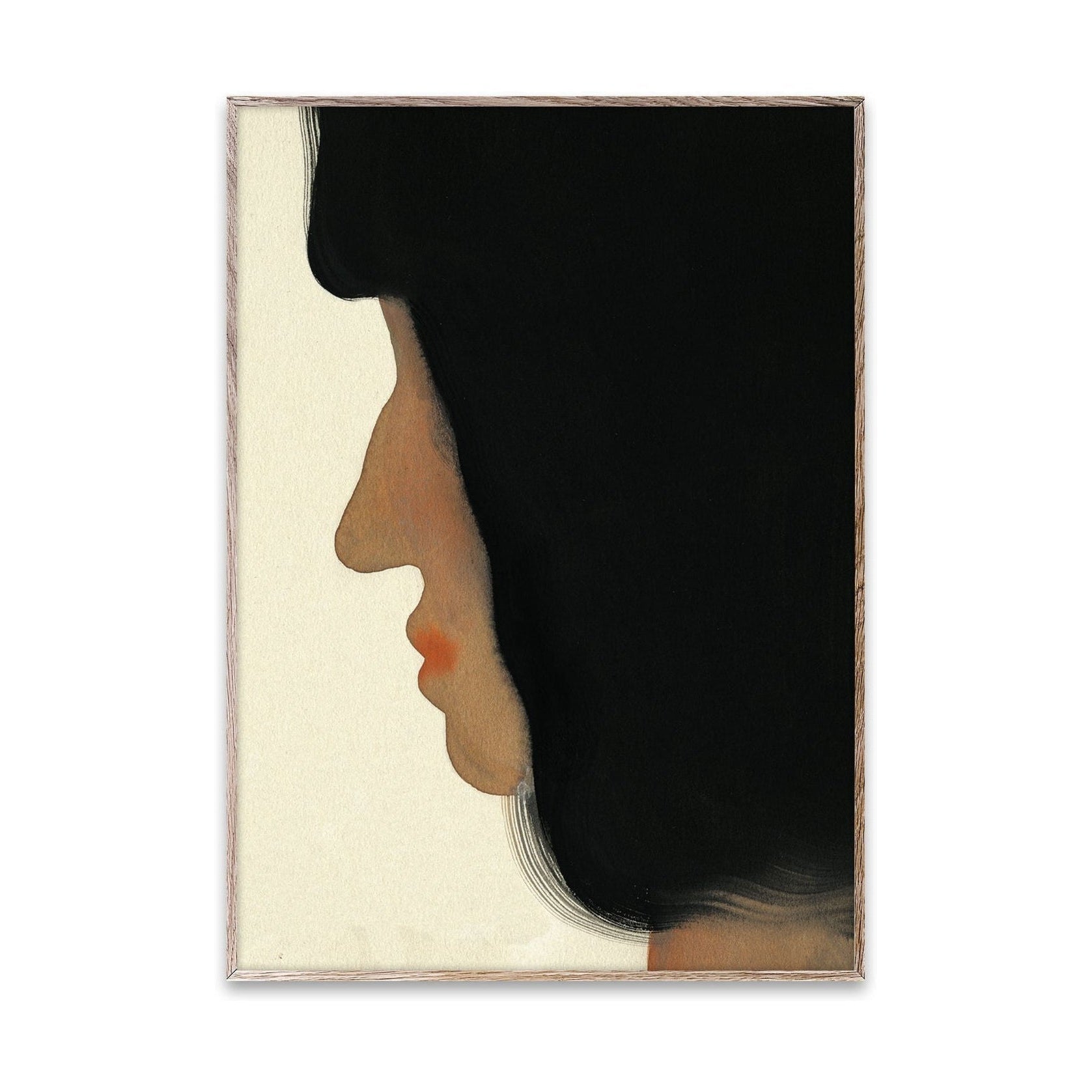 Paper Collective The Black Hair Poster, 50x70 Cm