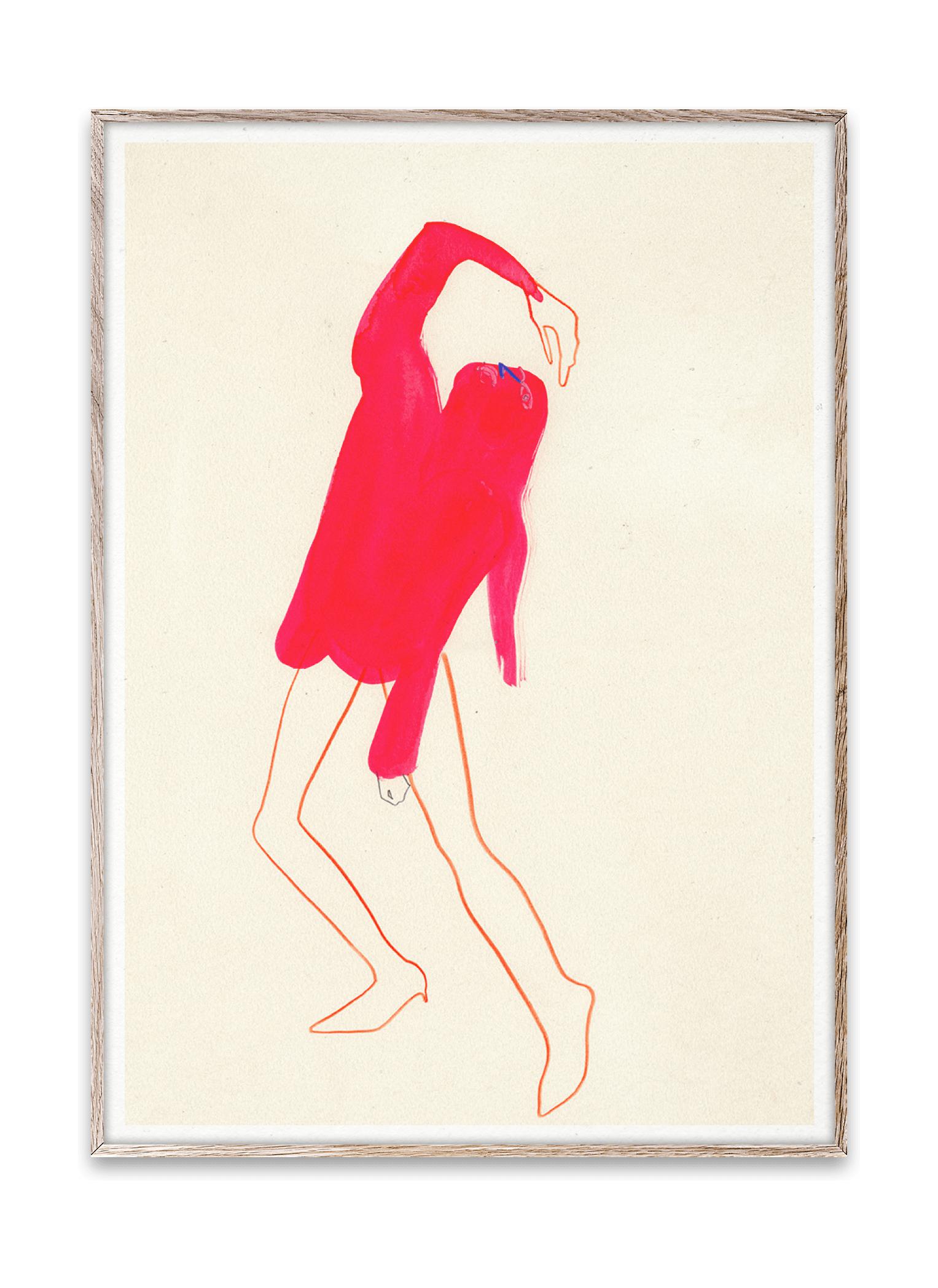 Paper Collective The Pink Pose-plakat, 50x70 Cm