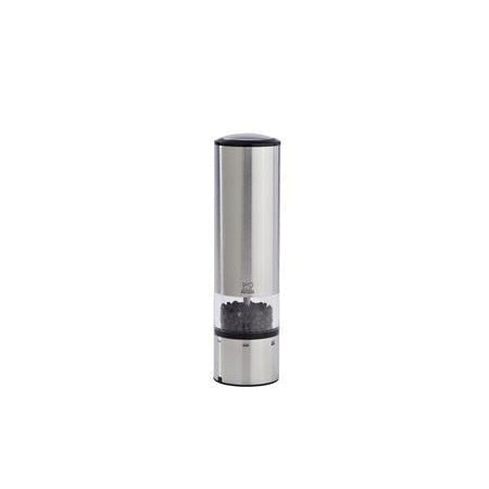 Peugeot Elis U S Electric Pepper Mill Matt Steel/Clear, 20 Cm