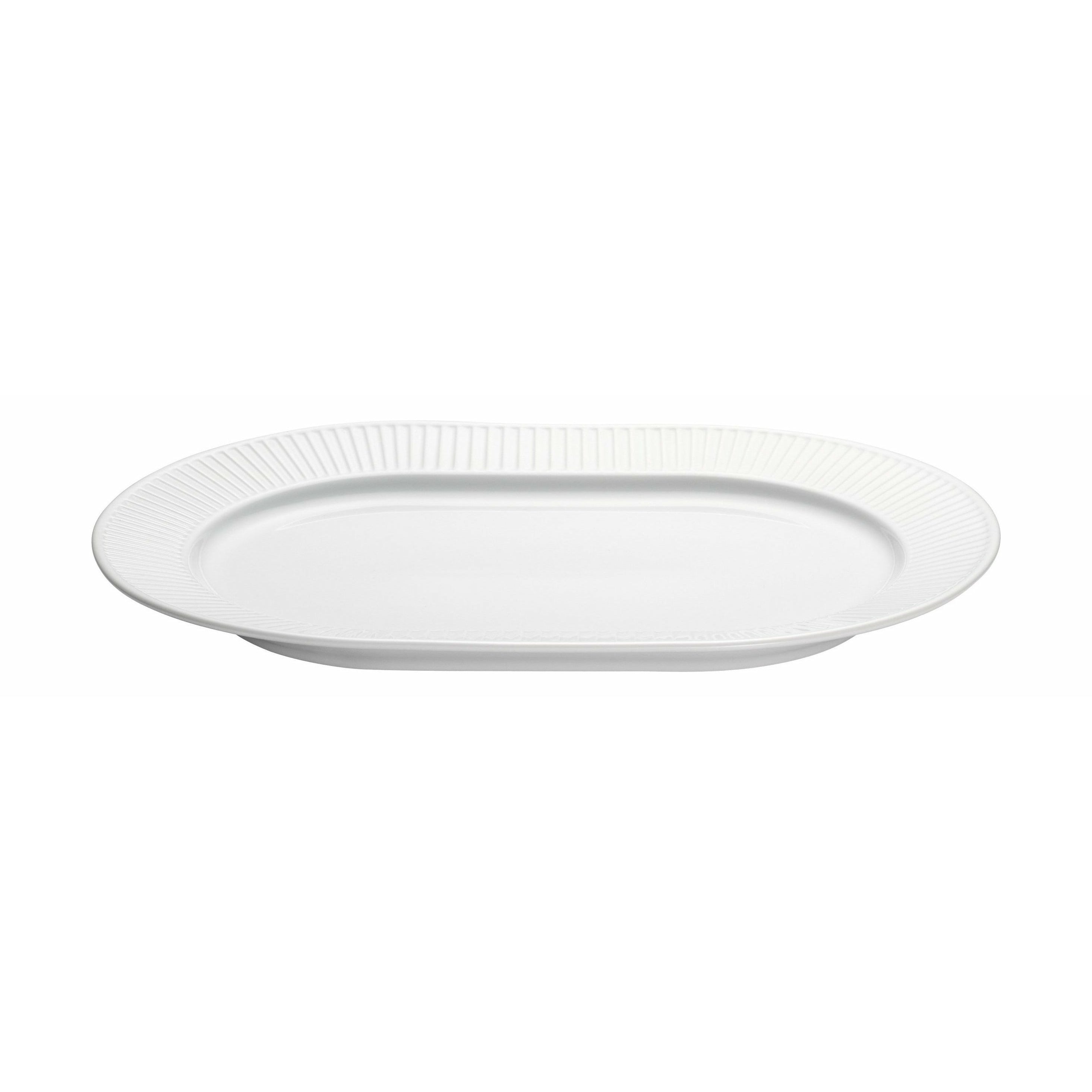 Pillivuyt Plissé Serving Plate Oval, 36 cm