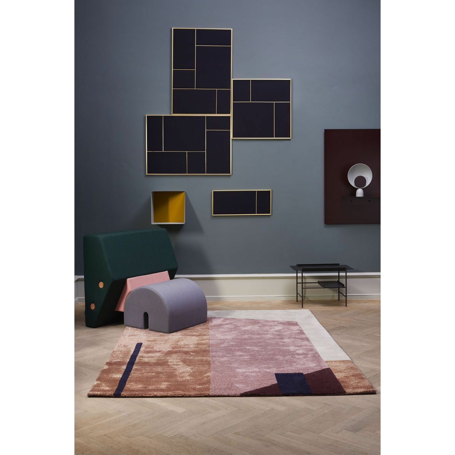 Vent venligst med at sidde Arqui Rug 1, 200x300 cm