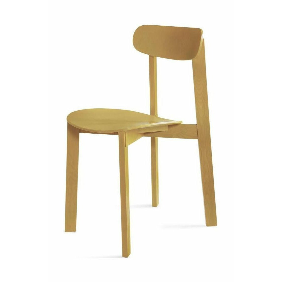 Veuillez attendre d'être assis de la chaise Bondi, jaune