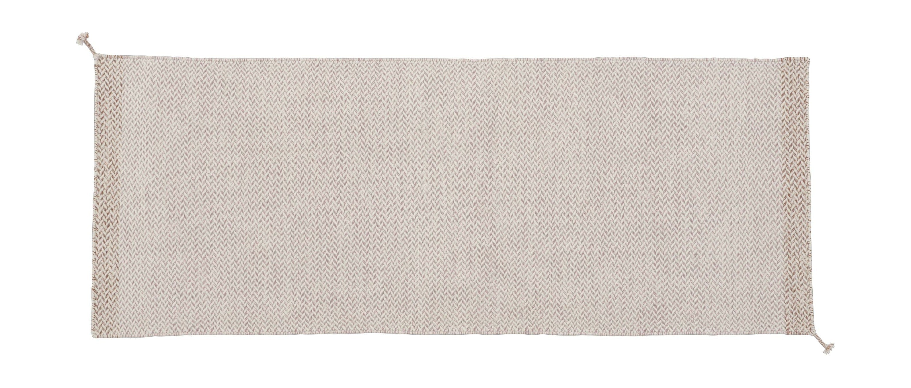 Rose de la alfombra Muuto Shaply, 200 x 80 cm